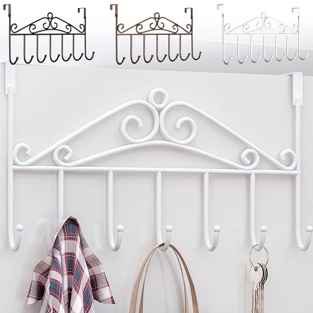 Sentmoon Towel Hooks Over Door Hook Behind The Door Hooks Wholesale No-punch Multifunctional Hanging Clothes Entry Door Hanging Rack Wall Door Back Hanging Clothes Hooks