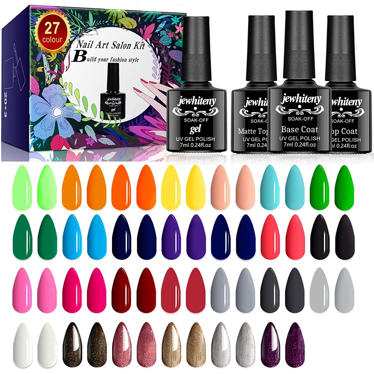 Claire's Club Butterfly Peel-Off Nail Polish Set - 8 Pack | Claire's US