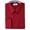 BURGUNDY, variant on Berlioni Italy Men's Convertible Cuff Solid Long Sleeve Dress Shirt Burgundy