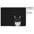 thumbnail image 5 of WIRESTER 13.77x10.23 in Rectangle Mouse Pad with Non-Slip Rubber Base for Computers, Laptop, Office & Home - Tuxedo Cat White Chin, 5 of 5