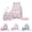 White, variant on Versatile Student Backpack : Large Capacity Daypack With Insulated Lunch Tote And Portable Pencil for Daily Commute And Campus Use