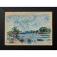 thumbnail image 2 of Renoir, Pierre-Auguste 14x11 Black Modern Framed Museum Art Print Titled - Landscape at Pont-Aven, 2 of 5