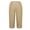 Khaki, variant on Xuniizn Womens Capri Pants 2026 Linen Breathable Roll Cuffed Beach Holiday Pants with Side Pocket Fashion Summer Outdoor Pants, Gifts for Mom