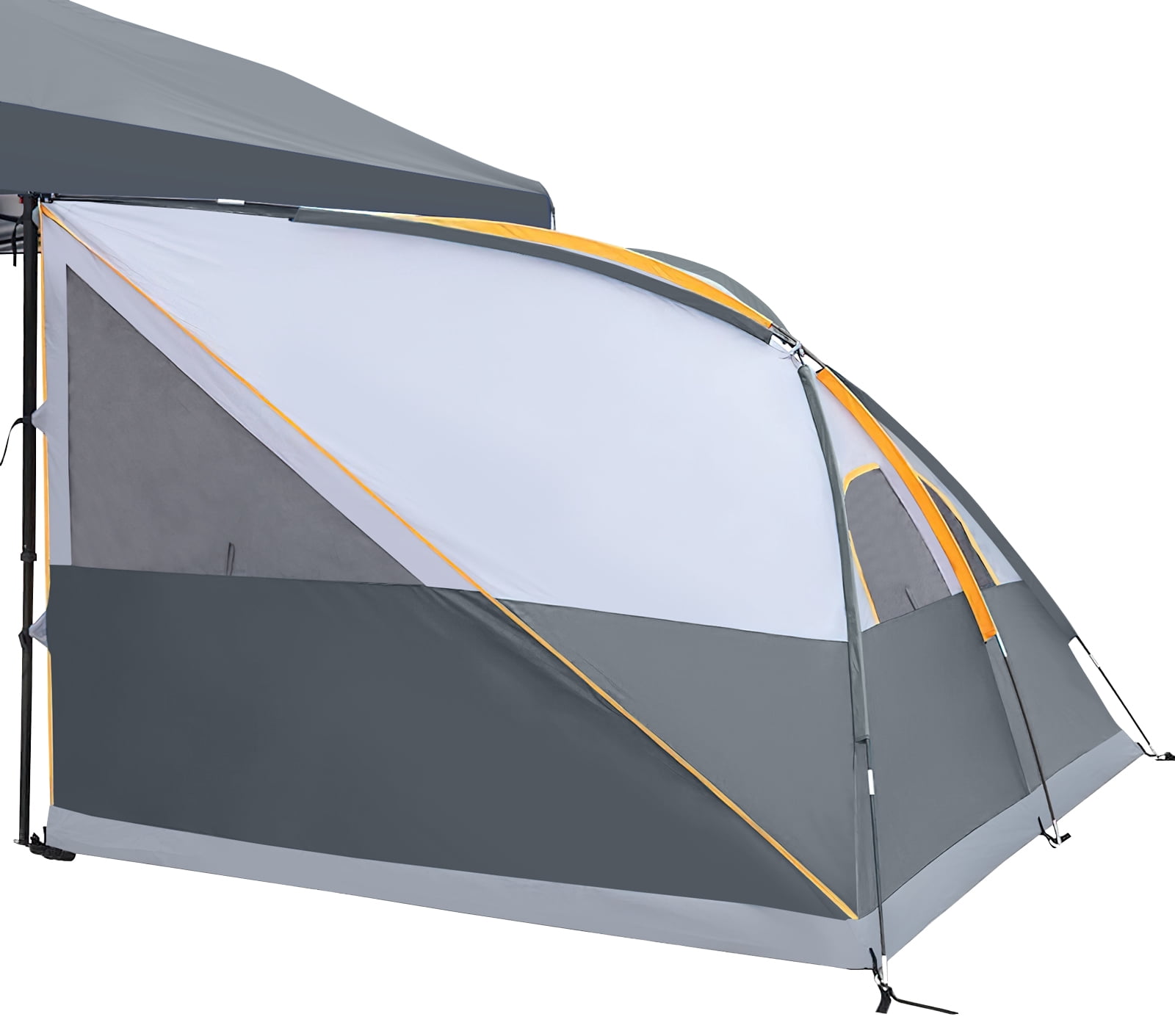 Camping Cube | Pop Up Canopy Side Tent for 10' x 10' Canopies Tent Easy Set Up Gazebo (Canopy/SHELTER NOT Included), Gray