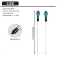 thumbnail image 5 of Geynutaly, Aluminum Alloy 92 x 46 x 21 mm Magnetic Rubber Slotted Screwdrivers 2 Pieces, 5 of 8
