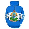 thumbnail image 2 of Sudadera con capucha deportiva con la bandera de la nación de Haití para hombre y mujer, sudadera holgada informal con estampado 3D de moda para primavera y otoño e invierno, 2 of 5