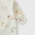 thumbnail image 6 of Kakishop Newborn Baby Footed Pajamas Cotton Infant Baby Snap Sleepers for Sleep and Play Footies 0-6 Months (Grey,Newborn), 6 of 6