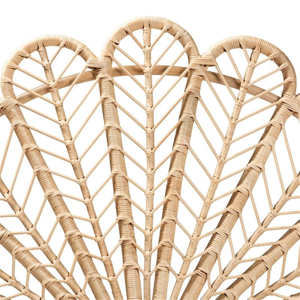 Baxton Studio Queen Modern Bohemian Rattan Standalone Headboard