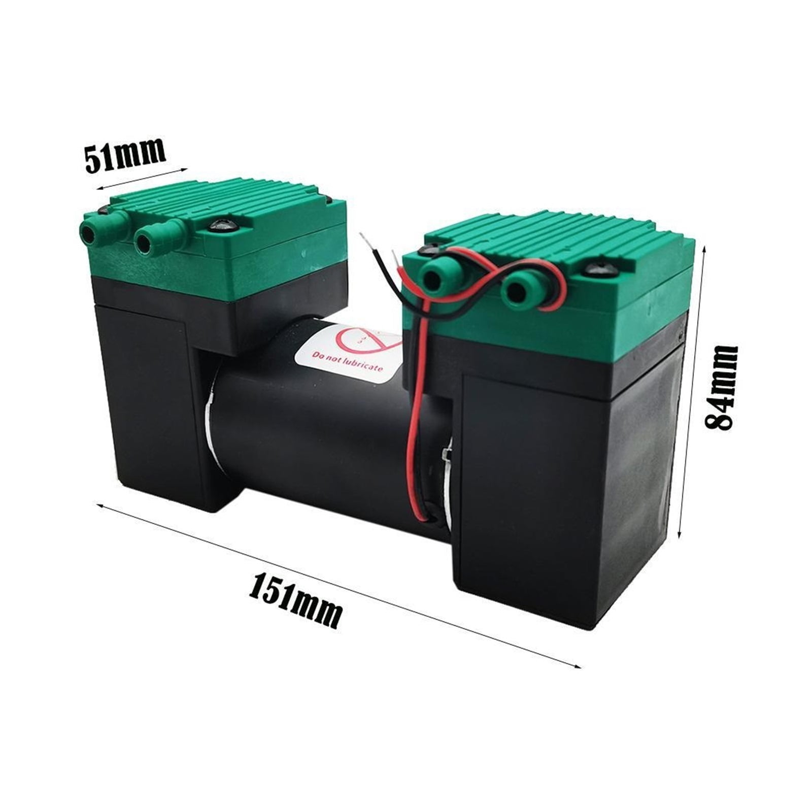 Micro Vacuum Pump Electric Pump Silent Small Air Pump Double Heads Diaphragm Pump 20L/MIN