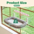 thumbnail image 3 of Percha para Ventana de Gato Zakkart SnugCloud Plegable sin Cables Gris, 3 of 6