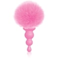 thumbnail image 5 of Sex toy Gift Set bundle of The Silver Starter, Bejeweled Stainless Steel Plug, Diamond And Icon Brands Cottontails, Silicone Bunny Tail Butt Plug, Beaded, Pink, 5 of 5
