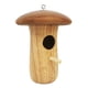 thumbnail image 1 of Alimentador de pájaros de madera Columpio de pájaro en forma de hongo creativo para exteriores Jardín Hogar Ehuebsd Libre de BPA, 1 of 5