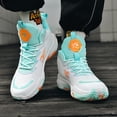 thumbnail image 4 of Novetra Men's Basketball Shoes Comfortable Fashion Athletic Sneakers Breathable Non Slip Lace up Shoe Running - GREEN3_6.5, 4 of 6