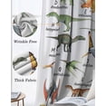 thumbnail image 3 of Dinosaur Blackout Curtains for Bedroom Living Room Darkening Curtains 54 Inch Long Funny Dino Cute Cartoon Boys Girls Children Short Curtain for Small Window Treatment Grommet Drapes 42"x54"x2, 3 of 9