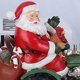 thumbnail image 5 of 1 pieza de estatua de Papá Noel conduciendo, muñeca de resina, decoraciones navideñas para figuritas, manualidades para sala de estar A, 5 of 5