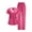 Hot Pink, variant on Domzest Womens 2 Piece Scrub Sets V-Neck Short Sleeve Scrub Top & Elatic Straight Leg Pants Medical Uniform for Nurses Royal Blue L