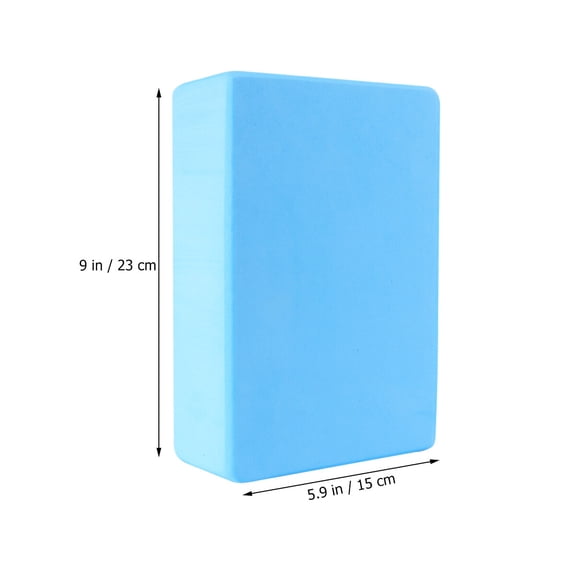 GETAJGHSD 1Pcs Yoga Blocks High Density Anti-pressure Blue Exercise Blocks for Yoga Lovers