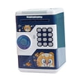 thumbnail image 3 of BELOVING Early Development Electronic Money Bank Password Protection Automatic Roll Money Blue, 3 of 10