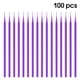 thumbnail image 2 of Aplicadores de hisopos de algodón de micro cepillo desechables Eyebrow Eyeliner Mascara Laz extension Maquillaje Lápiz labial Varilletas Make Up Purple 100 PCS Speravity CE001469-05, 2 of 7
