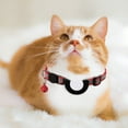 thumbnail image 3 of Pet Collar under $5! Yrmaups Reflective Cat Collar with Address Pendant, Airtag Cat Collar with Bell, Adjustable Breakaway Safety Collar for Pets, GPS Tracker Compatible, Night Safety Collar, 3 of 3