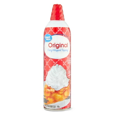Great Value Original Dairy Whipped Topping, 13 oz