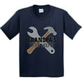 thumbnail image 3 of Inktastic Grandpa Little Helper Youth T-Shirt, 3 of 5