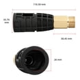 thumbnail image 3 of Adaptador de conector rápido de cañón de lanza de espuma para nieve para lavadora a presión Bosch M22 Sunnimix Adaptador de lanza de espuma, 3 of 7
