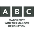 thumbnail image 3 of Gibraltar Mailboxes Drive-In-Post Kit - Steel, Rust Resistant, Post Mailboxes Kit, 3 of 4