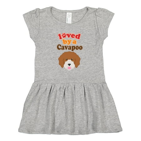 

Inktastic Cavapoo Dog Gift Gift Toddler Girl Dress