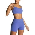 thumbnail image 2 of IBTOM CASTLE Women Workout Sets Yoga Outfits, Sports Bra and High Waist Leggings Gym Clothes Tracksuit, 2-Piece L Blue, 2 of 8