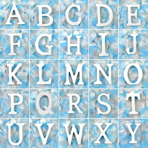 Puraten 1pc Freestanding 3d Wooden Alphabet Letters Wall Hanging Home Decor Wedding Party Craft Diy Us Walmart Com