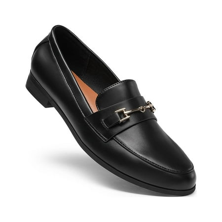 DREAM PAIRS Women s Fashion Comfortable Loafers Leather Penny Loafers Flats Shoes