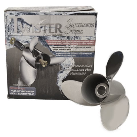 Michigan Wheel Twister Boat Propeller 223056 | LH 13 7/8 x 23 P