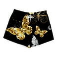 thumbnail image 2 of Aayomet Shorts Larges pour Femmes Décontractés avec Poches (Or, m), 2 of 4