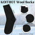 thumbnail image 3 of KOITHOT 5 Pcs Women Winter Beanie Hat Gloves Scarf Set, Warm Thick Soft Knitted Touch Screen Black, 3 of 6
