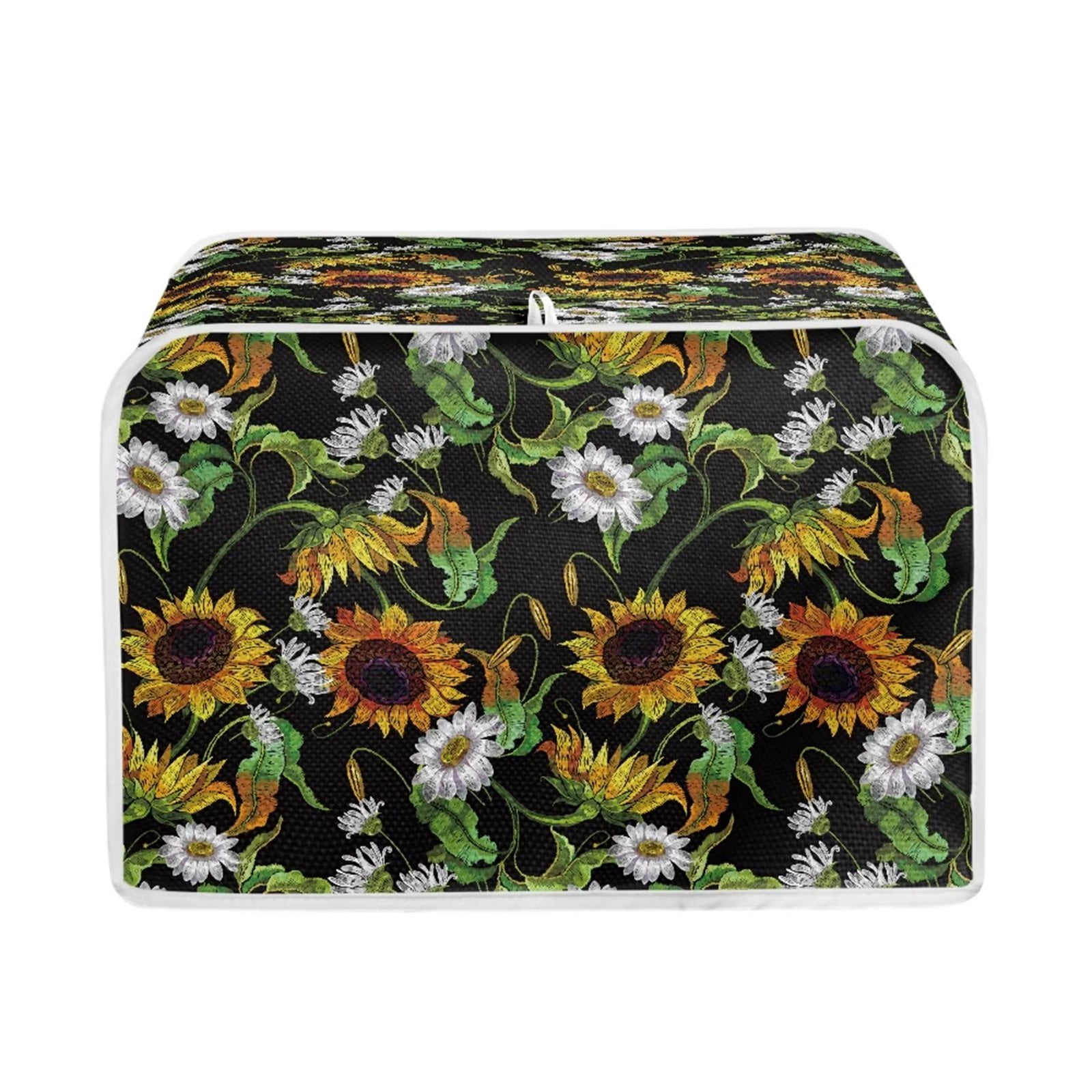 Binienty Sunflowers and Daisies 4 Slice Toaster Cover Appliance Cover
