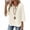 Beige 1, variant on Linen Tops for Women 3/4 Sleeve Button Down Shirts 3/4 Roll-up Sleeve Tunic Tops with Button Side Slit Tops for Women Linen Shirts Tops Linen Shirts for Women Gauzy Shirts Brown S