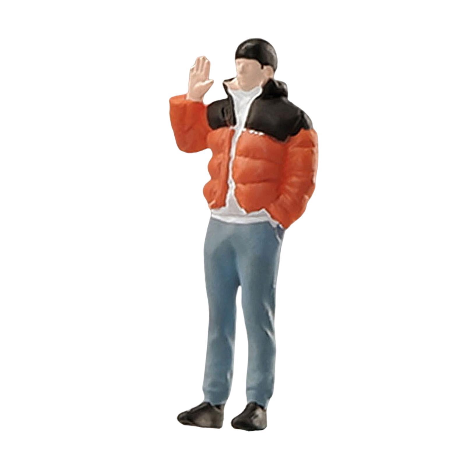 LeeQinersw 1/64 Scale People Figurine Diorama Figurines People Figure for Photography Props