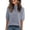 Gray&14W0312, variant on Garbnen Ribbed T Shirts for Women Knit Mock Neck Half Sleeve T Shirts for Women Fitted Dressy Summer Stretch Basic Women Tunic Sweater S