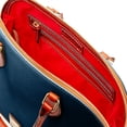 thumbnail image 3 of Dooney & Bourke Handbag, Pebble Grain Zip Zip Satchel One Size Midnight Blue, 3 of 5