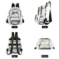 thumbnail image 4 of FORMRS Mini Backpack Purse for Women Travel Daypack Casual Shoulder Bag, Black Cute Cat, 4 of 7