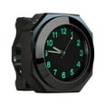 thumbnail image 1 of SPRING Aluminum Alloy Motorcycle Clock Waterproof Mount Quartz Clock Watch Luminous black, 1 of 9