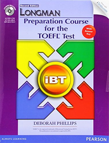 Longman Preparation Course for the TOEFL iBT&Atilde;&sbquo;&Acirc;&reg; Test with CD-ROM, Answer Key, and iTest Paperback - USED - VERY GOOD Condition