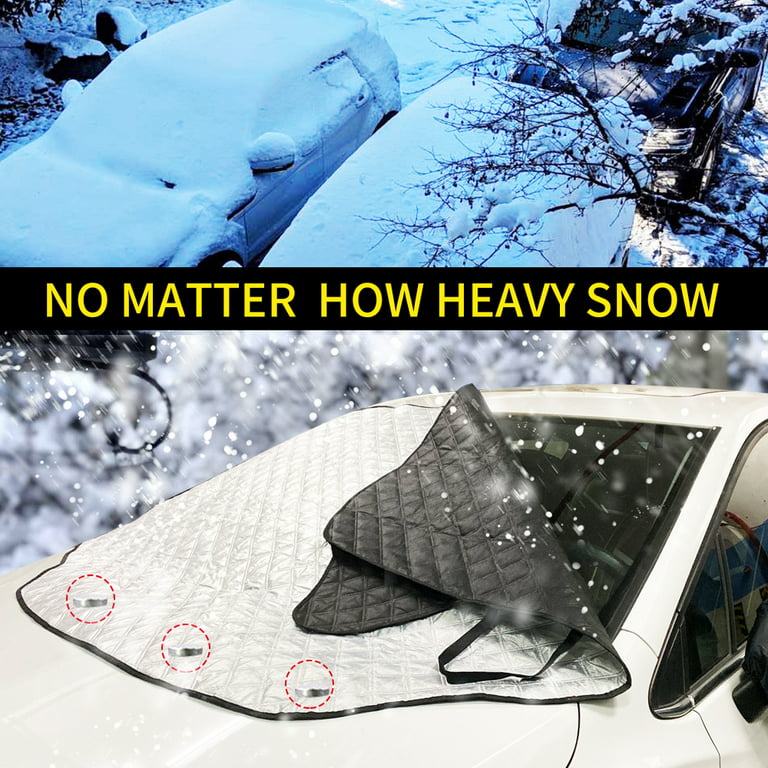 Car Windshield Cover,windshield Magnetic Snow Cover Winter, Windscreen Cover  With Side Wing Mirror Cover,car Frost Windscreen Cover,snow Ice Frost Sun