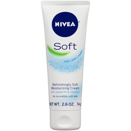 NIVEA Soft Moisturizing Creme 2.6 oz. - Walmart.com