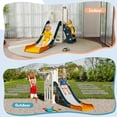thumbnail image 7 of Toddler Slide, Kids Indoor Playset with Basketball Hoop and Telescope, 7 of 7