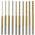 thumbnail image 1 of Ensemble de Perceuse à Vis - 10 Pcs 0.6mm-2.2mm Petite Perceuse 2.35 Tige HSS Mini Outil de Gravure, 1 of 6