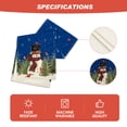 thumbnail image 7 of Smile Snowman Birds Trees Christmas Table Runner Blue 13 x 72 Inch, 7 of 7