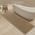 thumbnail image 4 of SIXHOME Bathroom Rugs Waffle Bath Rug Super Soft Absorbent Non Slip Bath Mat Beside Tub Rubber Backed Machine Washable Bathroom Rugs with Tassels Boho Bathroom Decor 24" x 48" Brown, 4 of 6