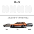 thumbnail image 4 of 4PCS Car Door Handle Sticker, Carbon Fiber Anti-Scratches Car Door Cup Protector, Non-Marking Auto Door Handle Protective Film, Universal for Most Car Handles,White90mm-100mm, 4 of 6